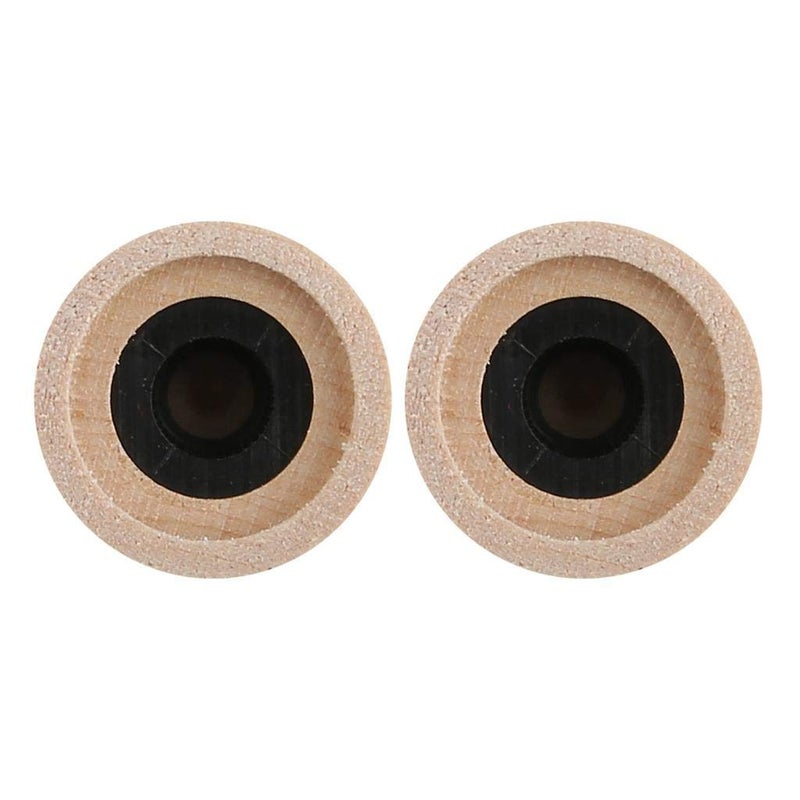 KAISH 2-Pack Wood Knobs - Tele Style Flat Top Dome Knobs for Guitar & Bass - Image 4